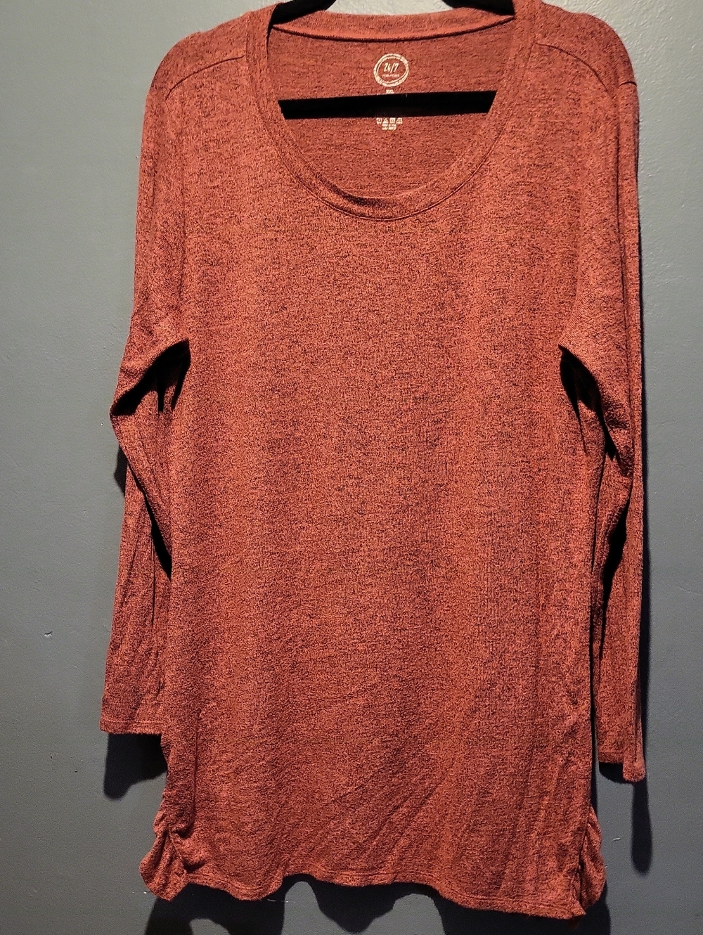 Maurices Rust Scoop Neck Short-Sleeve Tee